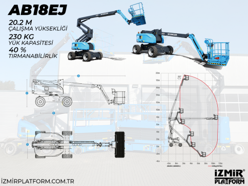20MT Akl Eklemli Manlift Platform